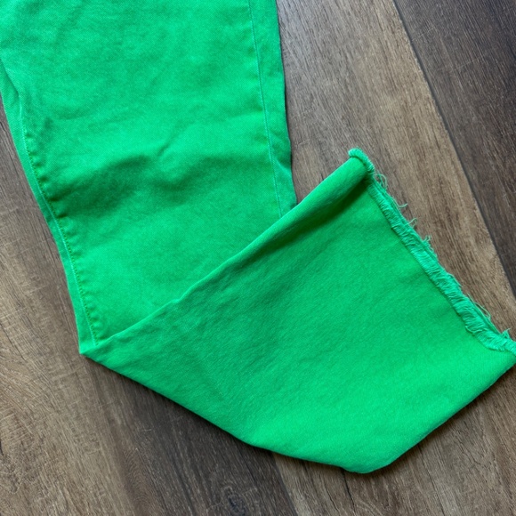 Super Cute Green Denim Jeans from The Loft Size 4 - Picture 4 of 6